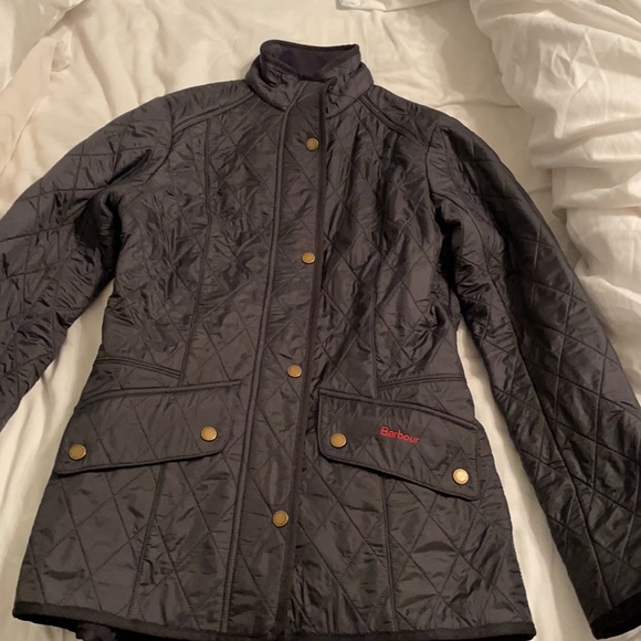 Barbour Cavalry Polarquilt Jacket - Navy - Picture 4 of 6